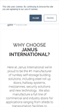 Mobile Screenshot of janusintl.com